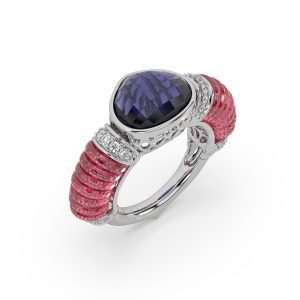 Ruby Tanzanite Ring